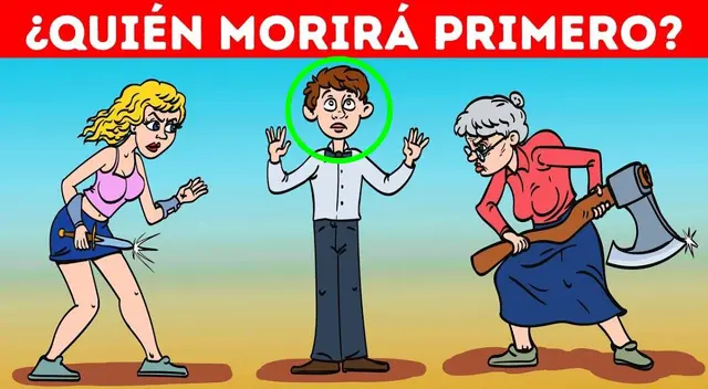 Únicamente los verdaderos genios resuelven el acertijo en 3 segundos. | Fuente: Acertijo en 7 segundos.