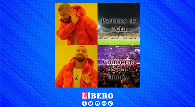 El concierto de Bad Bunny acaparando más interés que el Perú vs. Paraguay El concierto de Bad Bunny acaparando más interés que el Perú vs. Paraguay