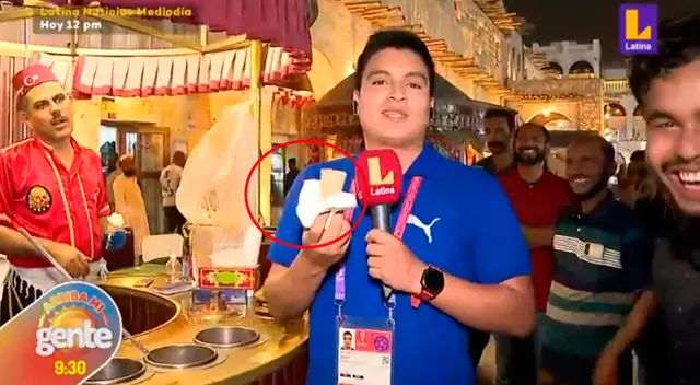 El heladero quiso burlarse del periodista y lo consiguió.