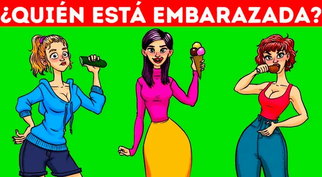 ¿Quién está embarazada? Solo un GENIO lo descubrirá en segundos.