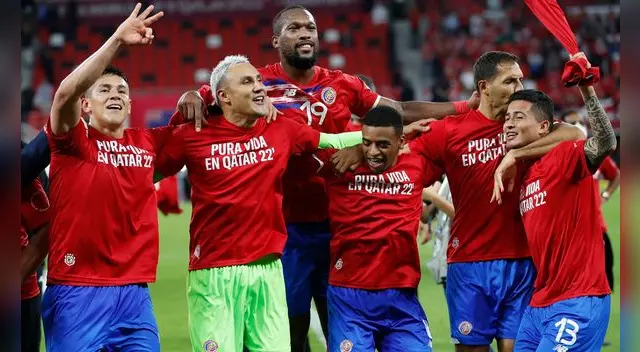 Selección de Costa Rica. Foto: EFE