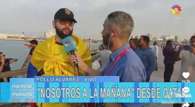 Hincha ecuatoriano explica por qué le resulta económico viajar hasta Qatar. Hincha ecuatoriano explica por qué le resulta económico viajar hasta Qatar.