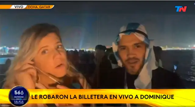 La periodista contó la experiencia que tuvo con las autoridades de Doha.