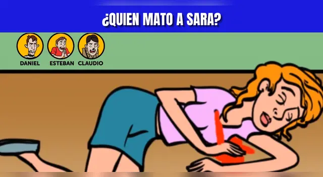Acertijo Visual EXTREMO: Descubre al asesino de Sara en 6 segundos Acertijo Visual EXTREMO: Descubre al asesino de Sara en 6 segundos