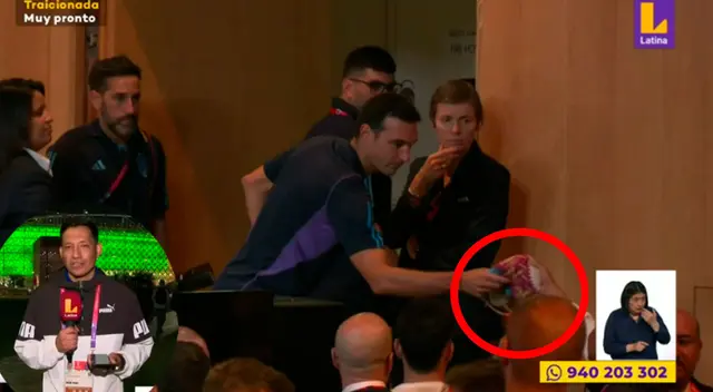 El DT de Argentina agradeció el gesto y afirmó que mañana ganarán en debut en Qatar. El DT de Argentina agradeció el gesto y afirmó que mañana ganarán en debut en Qatar.