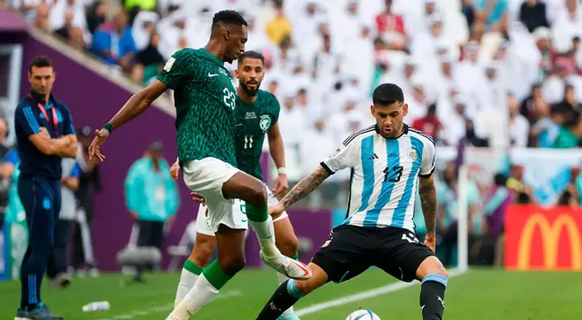 Huacho de Kanno a Romero en el Argentina vs Arabia Saudita Huacho de Kanno a Romero en el Argentina vs Arabia Saudita