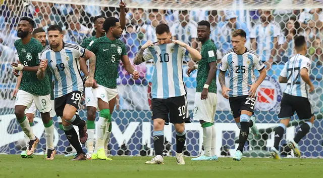 Argentina perdió 1-2 ante Arabia Saudita en su debut en Qatar 2022 Argentina perdió 1-2 ante Arabia Saudita en su debut en Qatar 2022