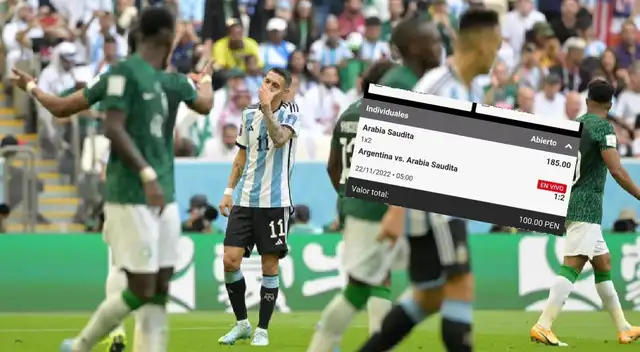 Apostador ganó millonario premio tras apostar a favor de Arabia Saudita