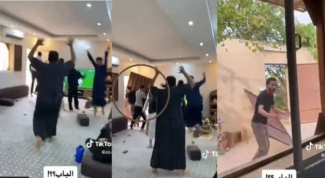 Un grupo de hinchas no contuvieron su emoción tras la derrota de Argentina Un grupo de hinchas no contuvieron su emoción tras la derrota de Argentina