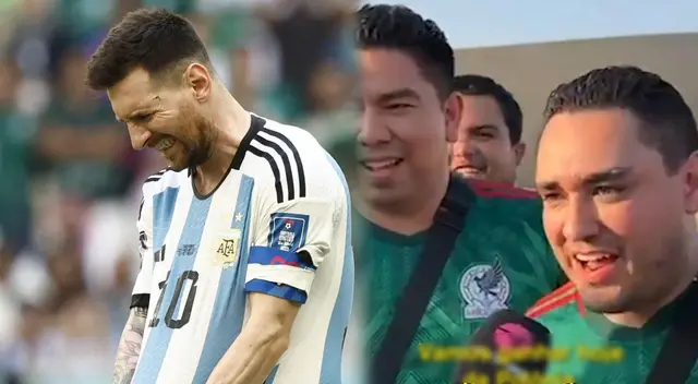 Hinchas mexicanos ven a Lionel Messi sin Mundial Hinchas mexicanos ven a Lionel Messi sin Mundial