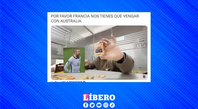 Los peruanos tenían fe en la Selección Francesa.