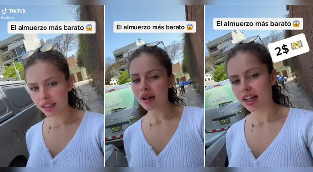 TikTok: Extranjera causa revuelo en redes al conseguir contundente almuerzo a solo $2 TikTok: Extranjera causa revuelo en redes al conseguir contundente almuerzo a solo $2