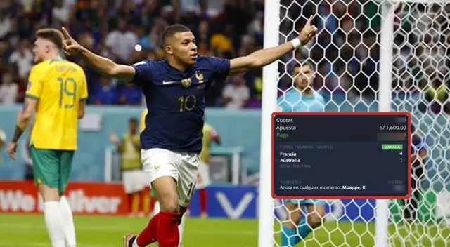 Un peruano ganó mucho dinero con el gol que anotó Mbappé Un peruano ganó mucho dinero con el gol que anotó Mbappé