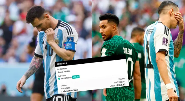 Por un 'error' se volvió millonaria gracias a derrota de Messi.