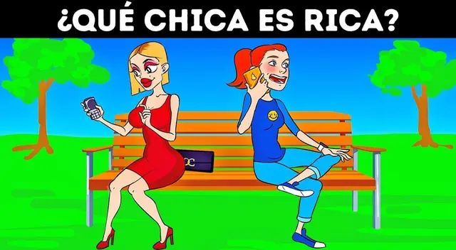 Responde en 8 segundos el acertijo visual: ¿Quién es millonaria?