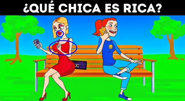 Solución al acertijo visual: ¿Quién es millonaria?.| Fuente: Acertijo en 7 segundos
