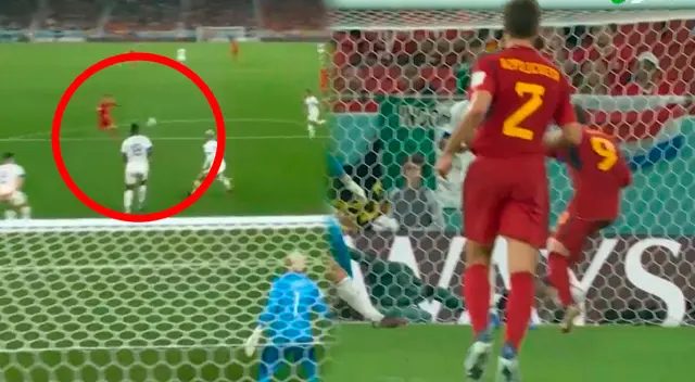 Gol de Gavi para el 5-0 de España sobre Costa Rica Gol de Gavi para el 5-0 de España sobre Costa Rica
