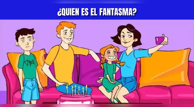 Acertijo visual EXTREMO: ¿Quién es el fantasma? Descúbrelo en 5 segundos