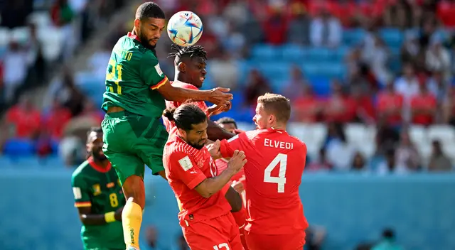 Suiza y Camerún empatan en su debut del Mundial Qatar 2022