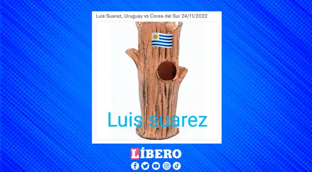 Luis Suárez no apareció ante Corea del Sur y fue víctima de memes.