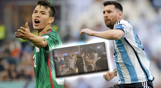 Mundial Qatar 2022: mexicanos y argentinos se agreden en las calles previo al duelo clave.