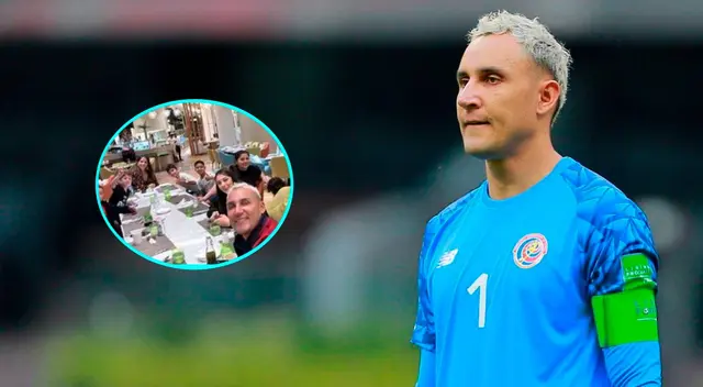 Keylor Navas realizó una fiesta previo al debut de Costa Rica