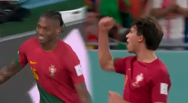Joao Felix y Raphael Leao consiguieron anotar el segundo y tercero de Portugal Joao Felix y Raphael Leao consiguieron anotar el segundo y tercero de Portugal