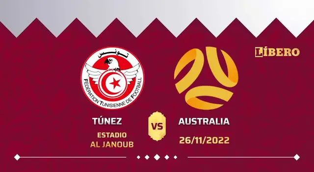Túnez vs Australia juegan la segunda fecha del grupo D del Mundial Qatar 2022