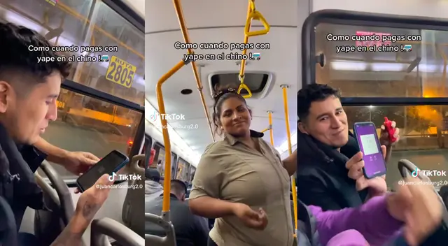 Todo parece indica que ahora 'El Chino' cobra con Yape.