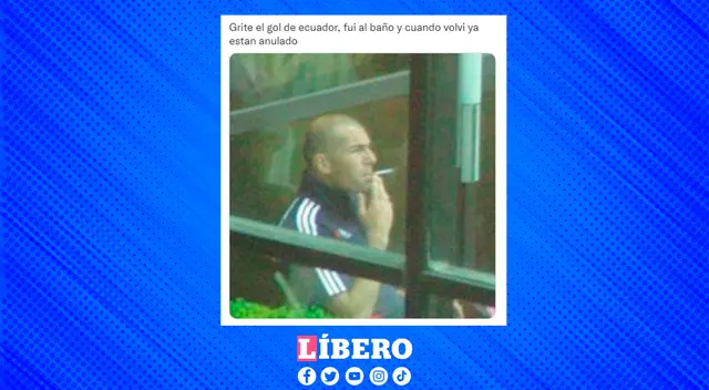 El gol anulado a Ecuador tomó por sorpresa a varios hinchas. El gol anulado a Ecuador tomó por sorpresa a varios hinchas.