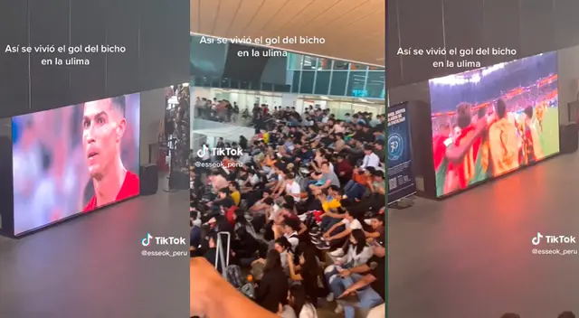 Los alumnos se juntaron para celebrar el triunfo de Portugal en Qatar 2022.