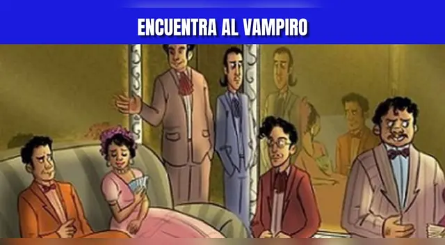 Reto visual EXTREMO: ¿Podrás encontrar al vampiro en solo 6 segundos?