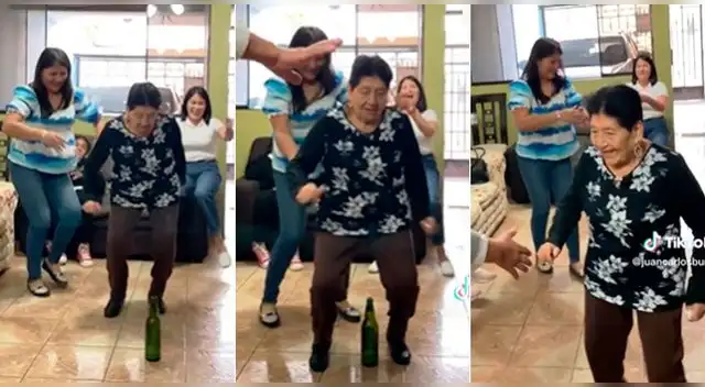 TikTok: Bisabuela de 99 años bailó al ritmo del reguetón y simuló ser 'La Bichota'