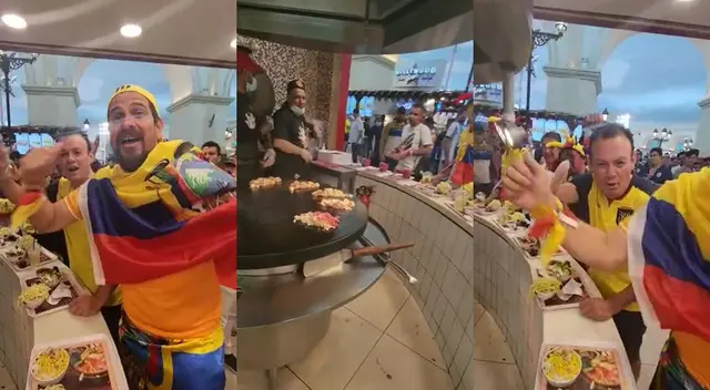 Aficionados ecuatorianos piden representativo plato peruano en el país árabe.