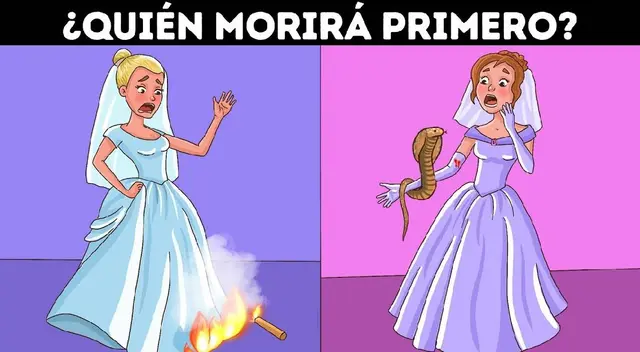 ¿Cuál de las mujeres morirá antes? Observa con detenimiento y termina con el caso en 5 segundos