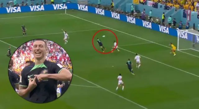 Mitchell Duke abrió el marcador en el Australia vs Túnez