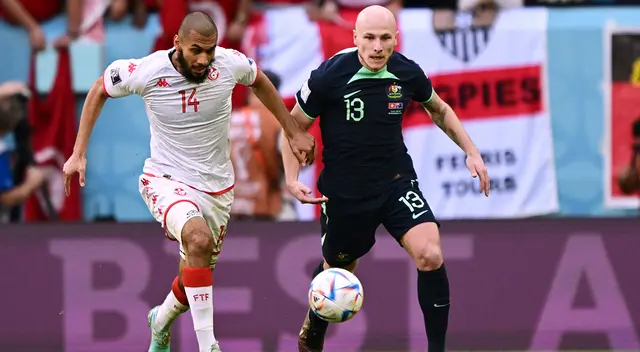Túnez perdió 0-1 ante Australia en la fecha 2 del Mundial Qatar 2022