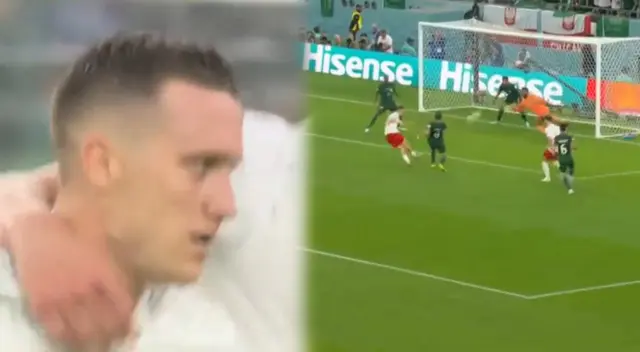 Polonia anotó el 1-0 contra Arabia Saudita Polonia anotó el 1-0 contra Arabia Saudita