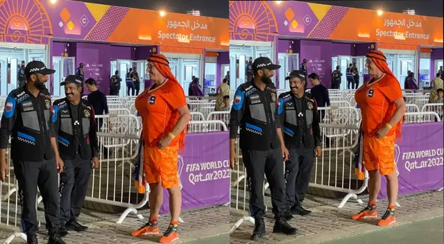 Empate entre la 'Naranja Mecánica' y Ecuador no detuvo a sus fanáticos de causar sensación en Doha. | Twitter