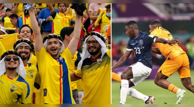 Hinchas ecuatorianos protagonizan hilarante escena en el Mundial Qatar 2022