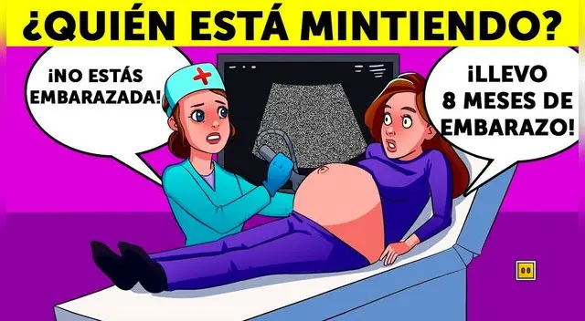 Descubre cuál de las dos mujeres está mintiendo. Descubre cuál de las dos mujeres está mintiendo.