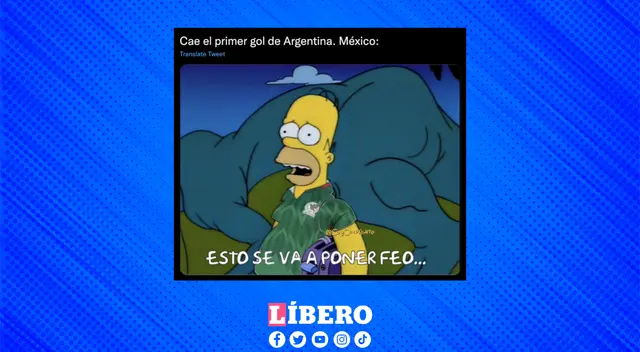 La reacción de mexicanos ante el primer gol de Messi.