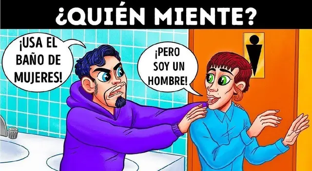 Descubre al mentiroso en 6 segundos y conságrate como un GENIO en acertijos Descubre al mentiroso en 6 segundos y conságrate como un GENIO en acertijos