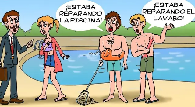 Acertijo visual: ¿Quién miente? Solo tienes 7 segundos. Acertijo visual: ¿Quién miente? Solo tienes 7 segundos.