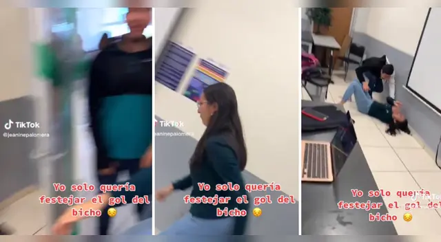 TikTok: Fanática de CR7 quiso celebrar el gol del Bicho pero todo terminó mal