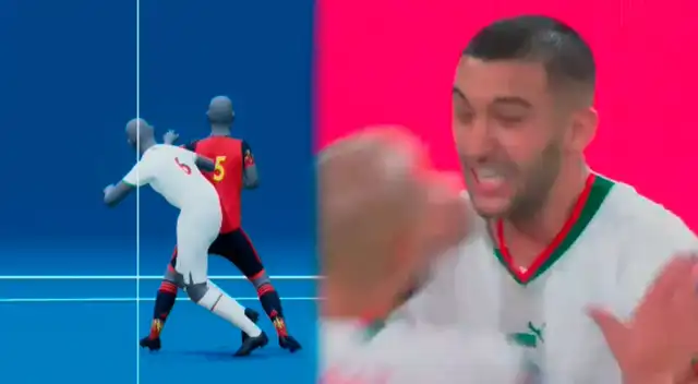 Gol de Marruecos anulado por el VAR