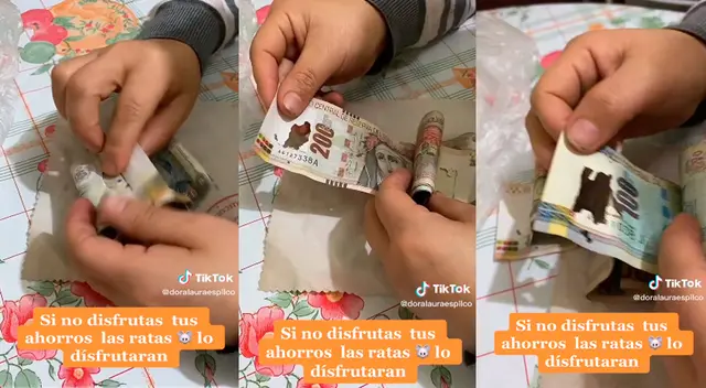 La joven quedó en 'shock' al creer que perdió los ahorros de su vida.