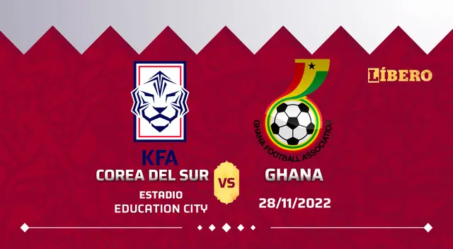 Corea del Sur vs Ghana por el Mundial Qatar 2022