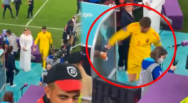 Thibaut Courtois expresó su furia contra la cabina del VAR