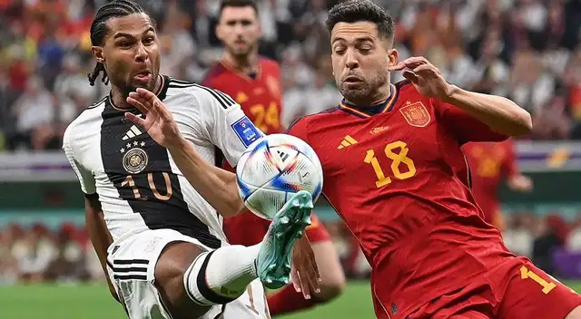 Alemania y España igualaron 1-1 por la Copa del Mundo